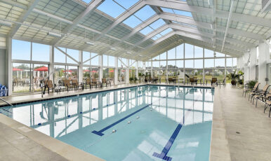 Corrosion-resistant structures for daylighting residential or commercial pools. 