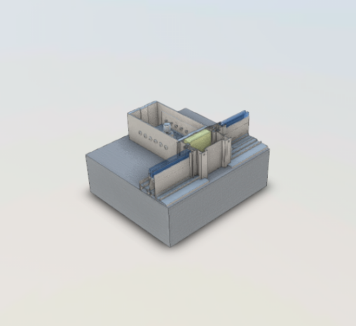 Center Ridge Enclosure Glass Door Base